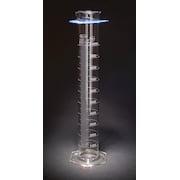UNITED SCIENTIFIC Graduated Cylinder, Double Scale, Class CY3021-1000